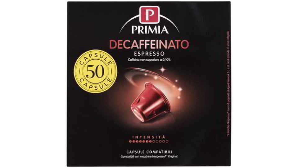 CAFFÈ ESPRESSO DECAFFEINATO CAPS