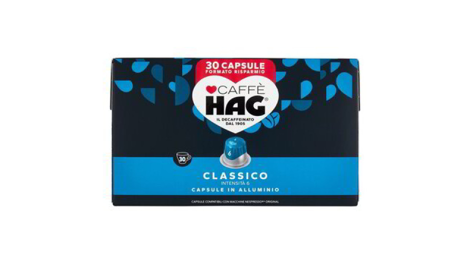 CAFFE' CLASSICO DECAFFEINATO CAPS