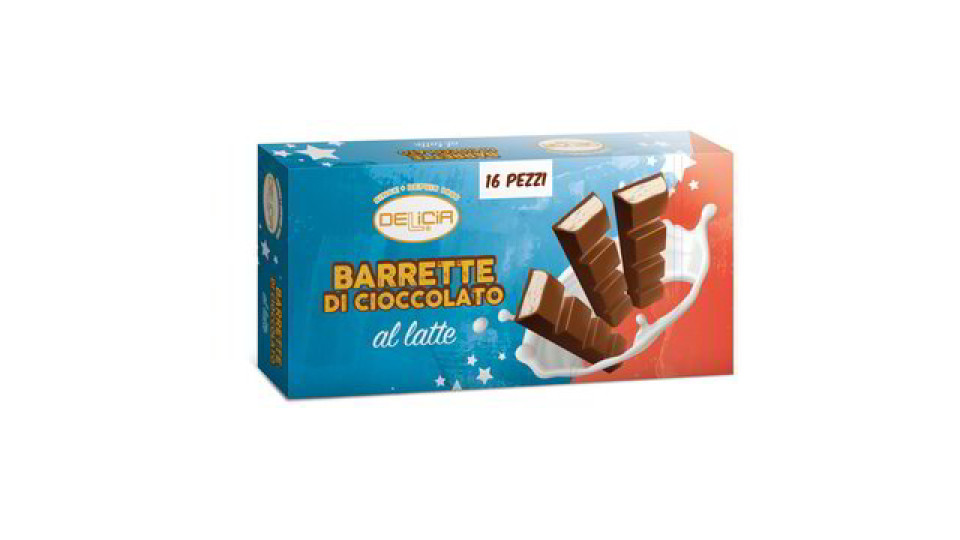 BARRETTE CIOCCOLATO AL LATTE