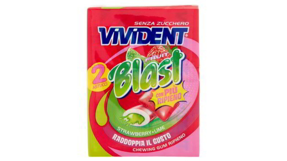 GOMME MASTIC. BLAST STRAWBERRY