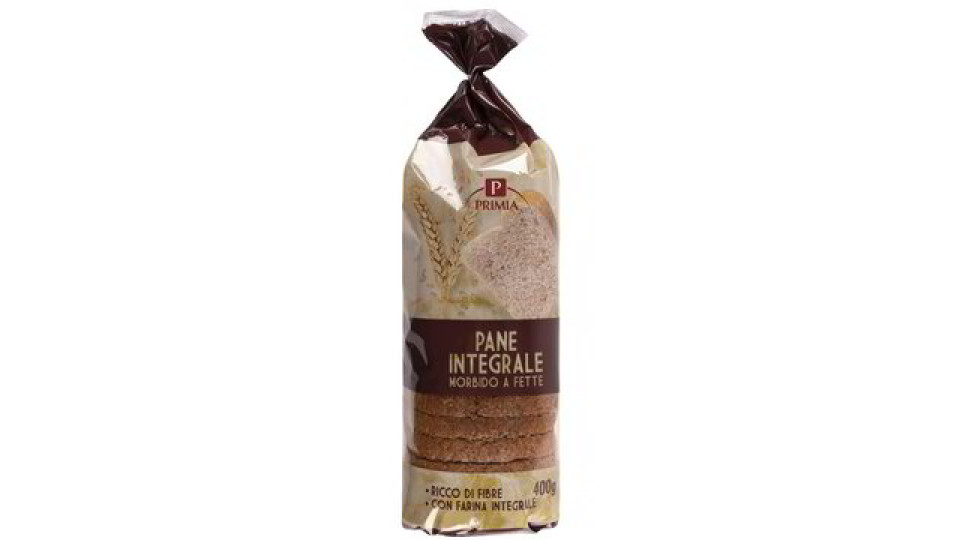 PANE INTEGRALE MORBIDO A FETTE