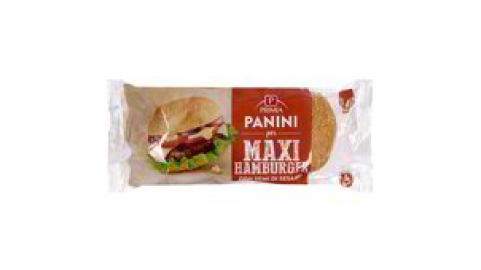 PANINI HAMBURGER CON SESAMO
