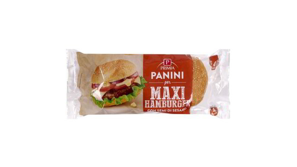 PANINI HAMBURGER CON SESAMO