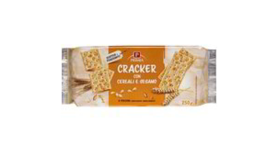 CRACKERS CON CEREALI E SESAMO
