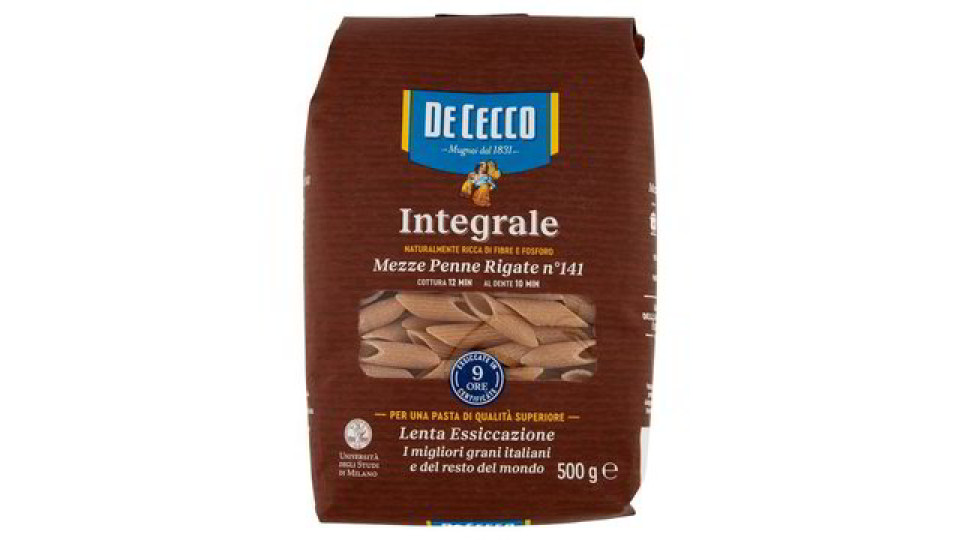 MEZZE PENNE RIGATE INTEGRALI