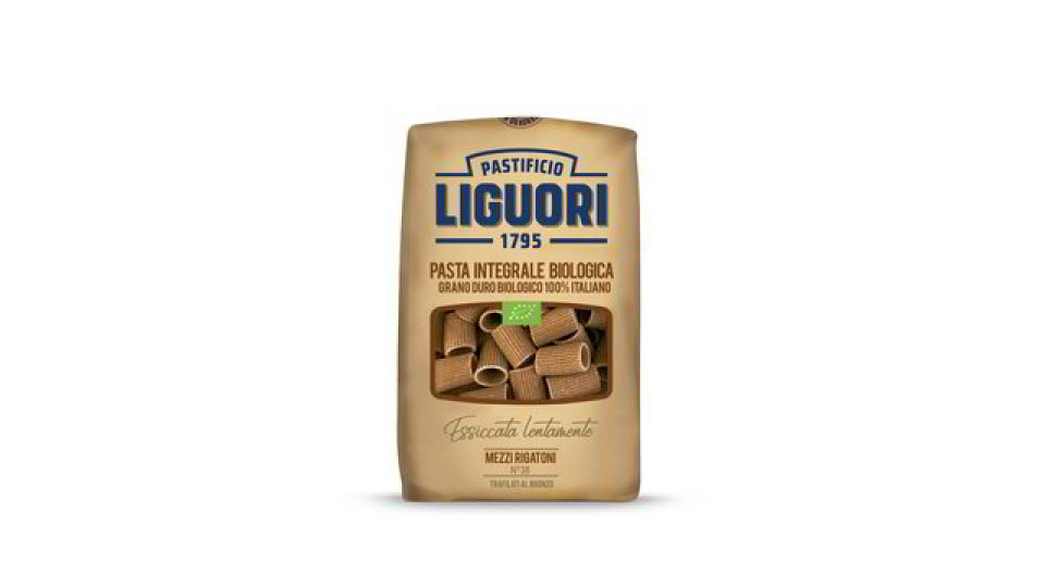 MEZZI RIGATONI INTEGRALI BIO N.38