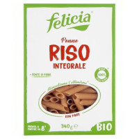PENNE RISO INTEGR BIO S/G