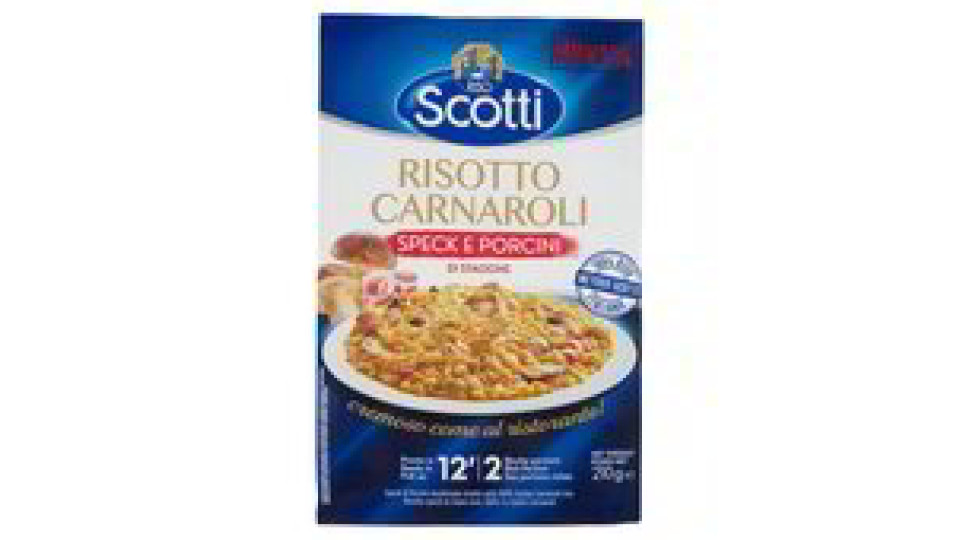 RISOTTO CARNAROLI SPECK E PORCINI