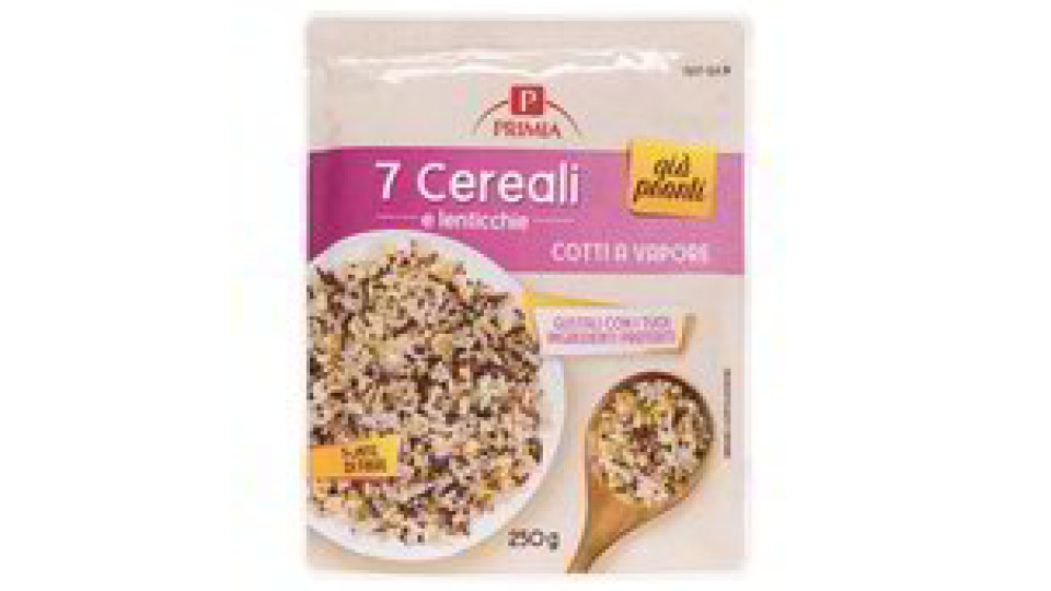 7 CEREALI E LENTICCHIE COTTI A