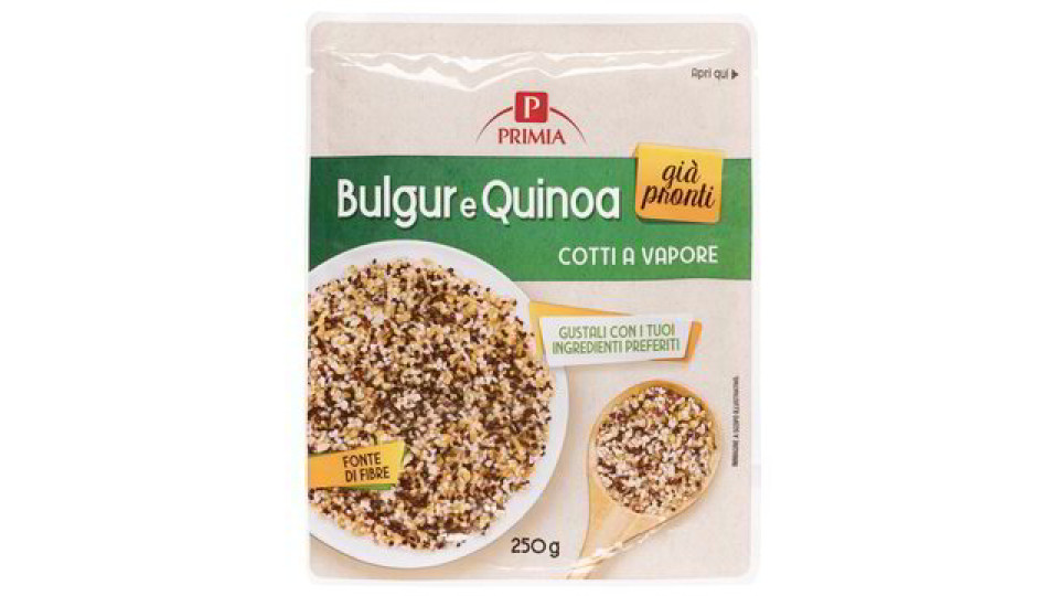 BULGUR E QUINOA COTTI A VAPORE