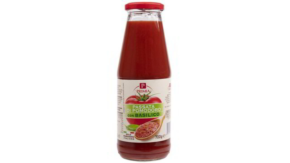 PASSATA POMODORO CON BASILICO