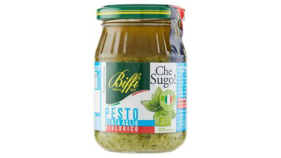 PESTO SENZA AGLIO BIOLOGICO