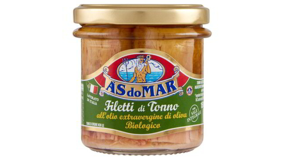FILETTI DI TONNO OLIO OLIVA BIO