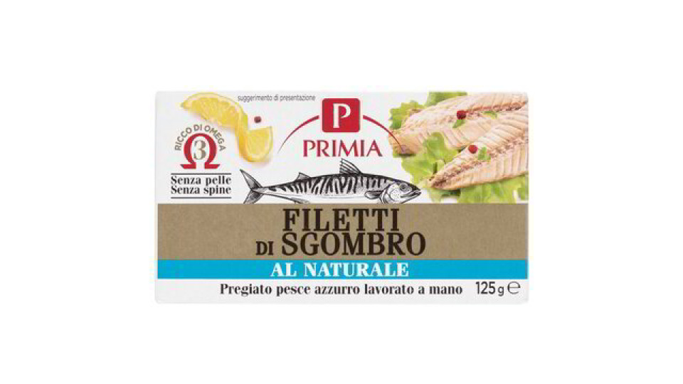 FILETTI DI SGOMBRO AL NATURALE