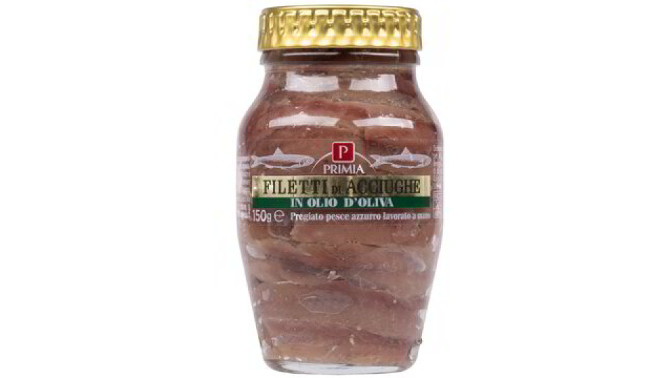 FILETTI DI ACCIUGHE OLIO D'OLIVA