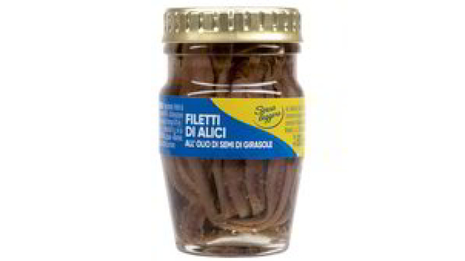 FILETTI DI ALICI OLIO DI GIRASOLE