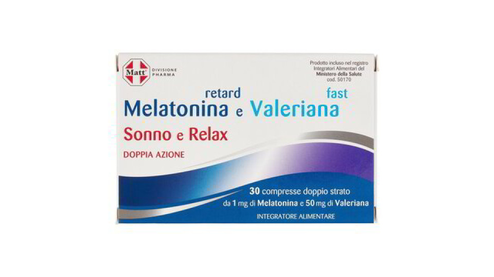 COMPRESSE MELATONINA&VALERIANA