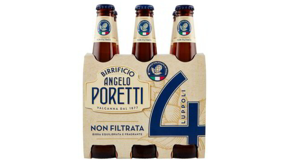 BIRRA 4 LUPPOLI NON FILTRATA