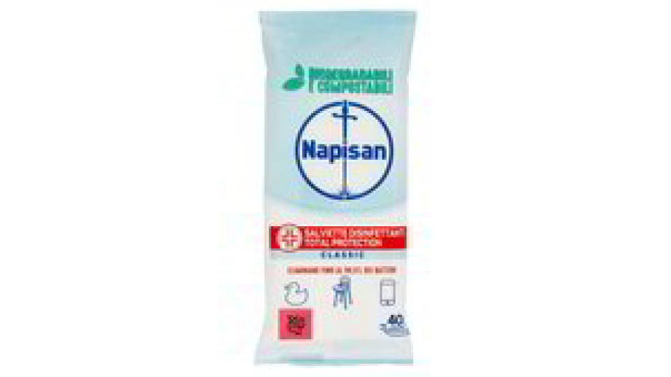 SALVIETTE DISININFETTANTI CLASSIC