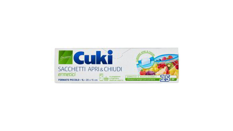 SACCHETTI APRI&CHIUDI CM 20X15