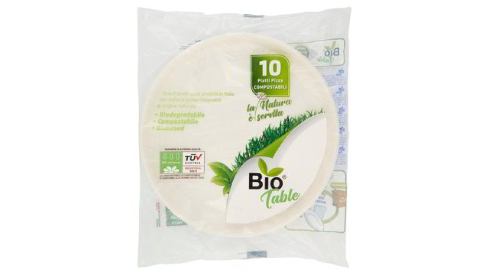 PIATTI PIZZA COMPOSTABILI