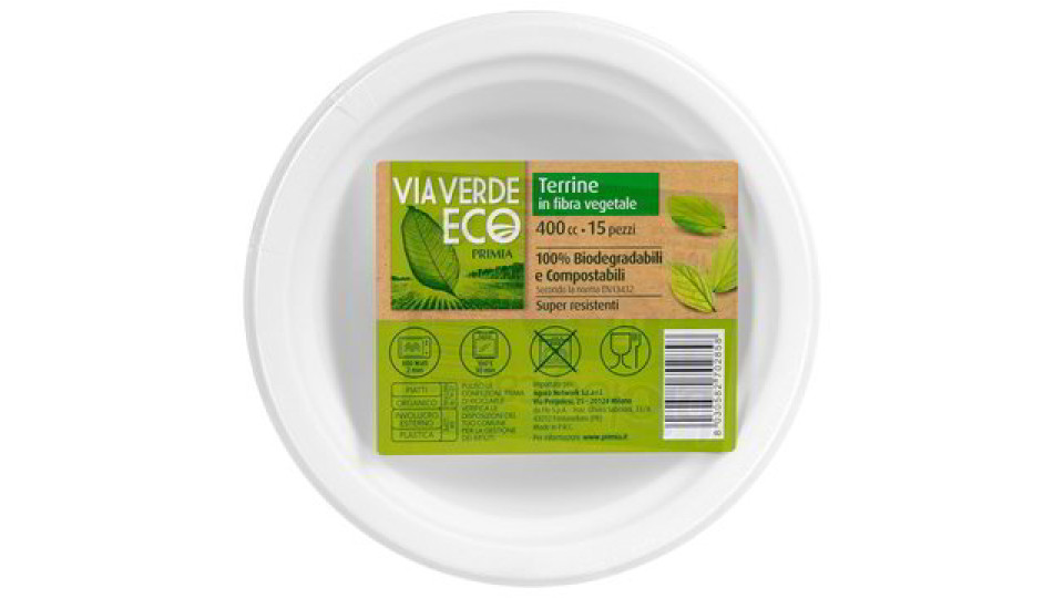 TERRINA IN FIBRA VEGETALE 400 CC