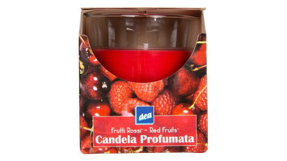 CANDELA PROFUMATA AI FRUTTI ROSSI