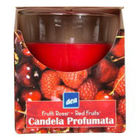 CANDELA PROFUMATA AI FRUTTI ROSSI