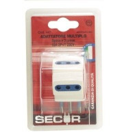 ADATTATORE CON SPINA 10A 3 PRESE
