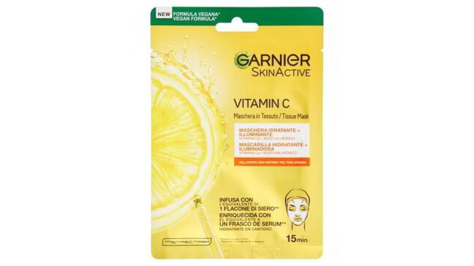 MASCHERA IN TESSUTO VITAMINA C