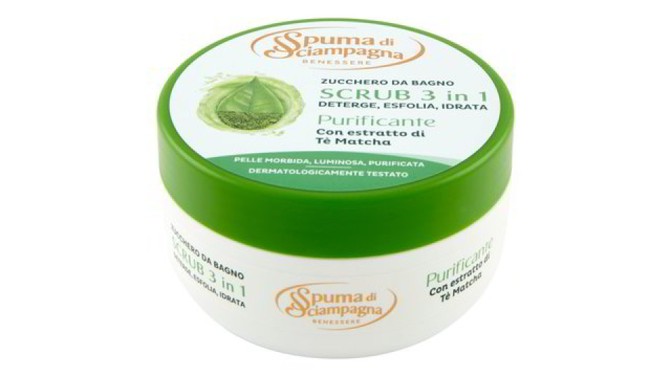 SCRUB 3 IN 1 PURIFICAN. TÈ MATCHA