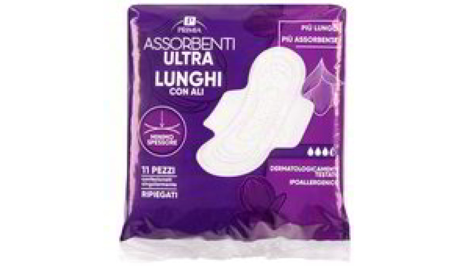 ASSORBENTI ULTRA LUNGHI CON ALI