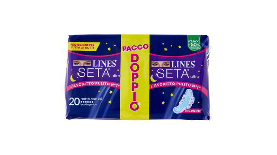 ASSORBENTI NOTTE LUNGHI CON ALI