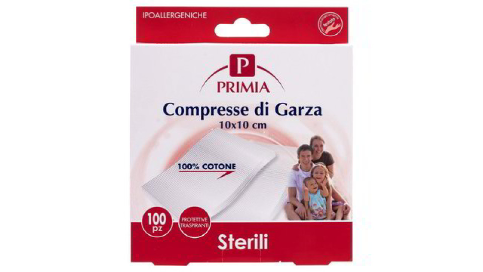 COMPRESSE GARZA STERILE 18X40 CM