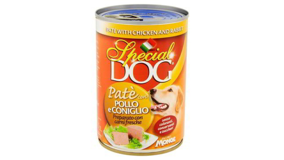 PATE' PER CANI POLLO/CON.