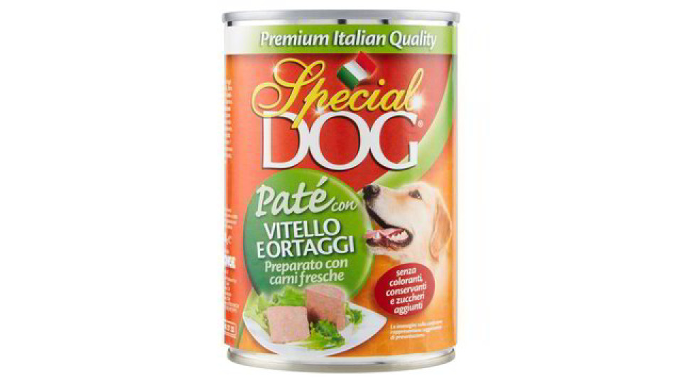 PATE' PER CANI VIT./VERD.