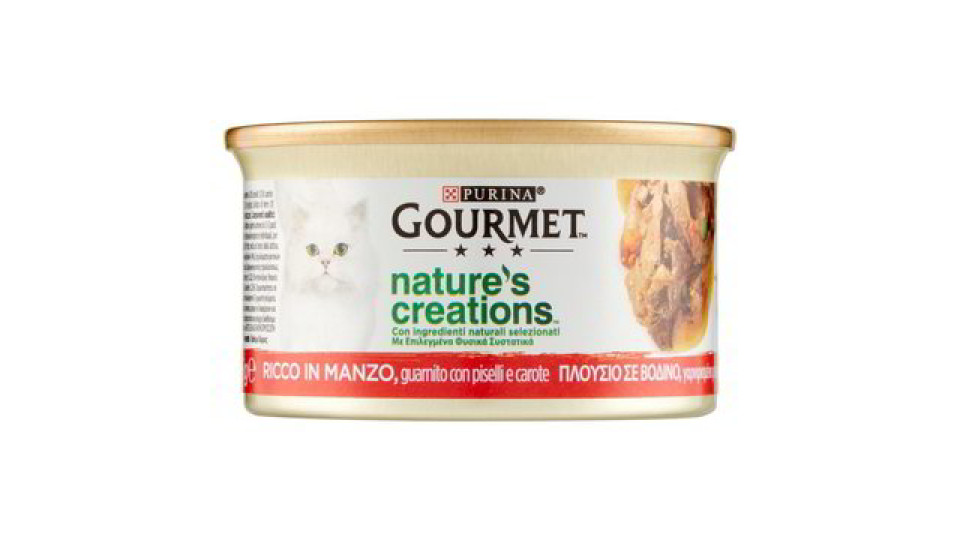 ALIMENTO PER GATTI CON MANZO