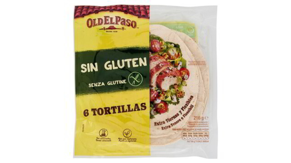 TORTILLAS S/GLUTINE
