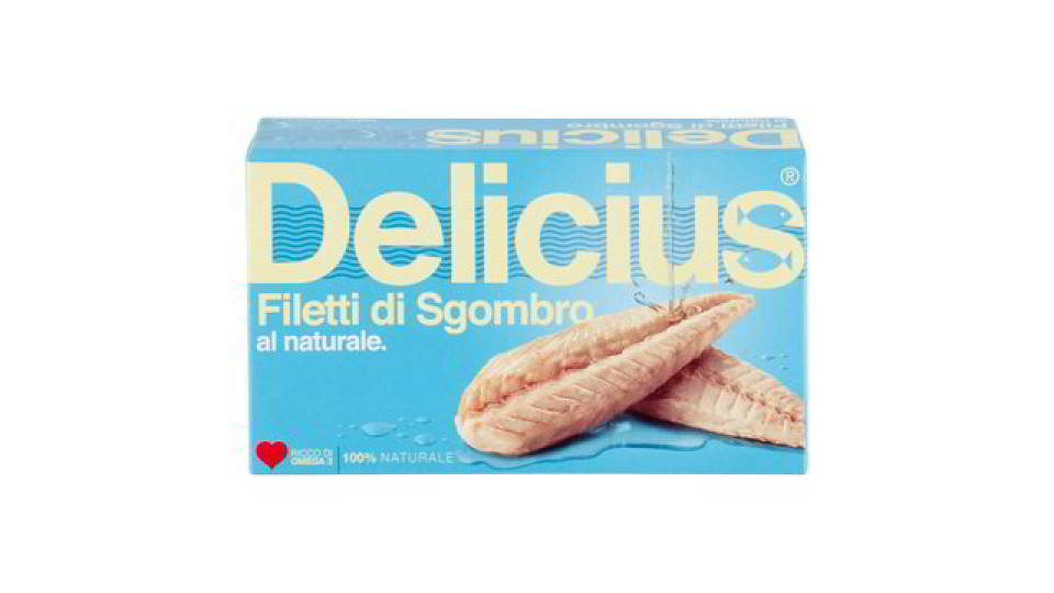 Delicius Filetti di Sgombro al naturale 90 g