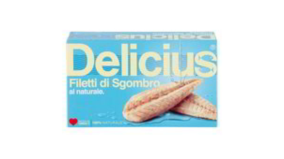 Delicius Filetti di Sgombro al naturale 90 g