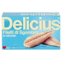 Delicius Filetti di Sgombro al naturale 90 g