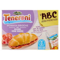 ABC MERENDA BRIOCHE CON SALAME