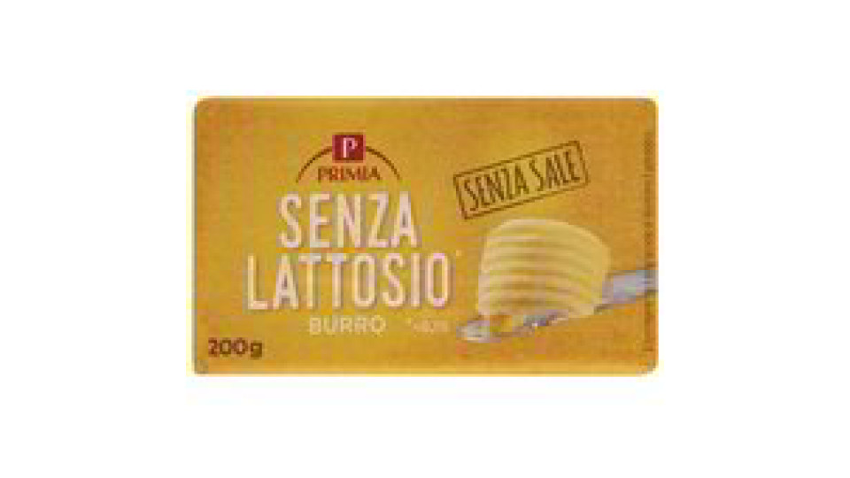 BURRO SENZA LATTOSIO
