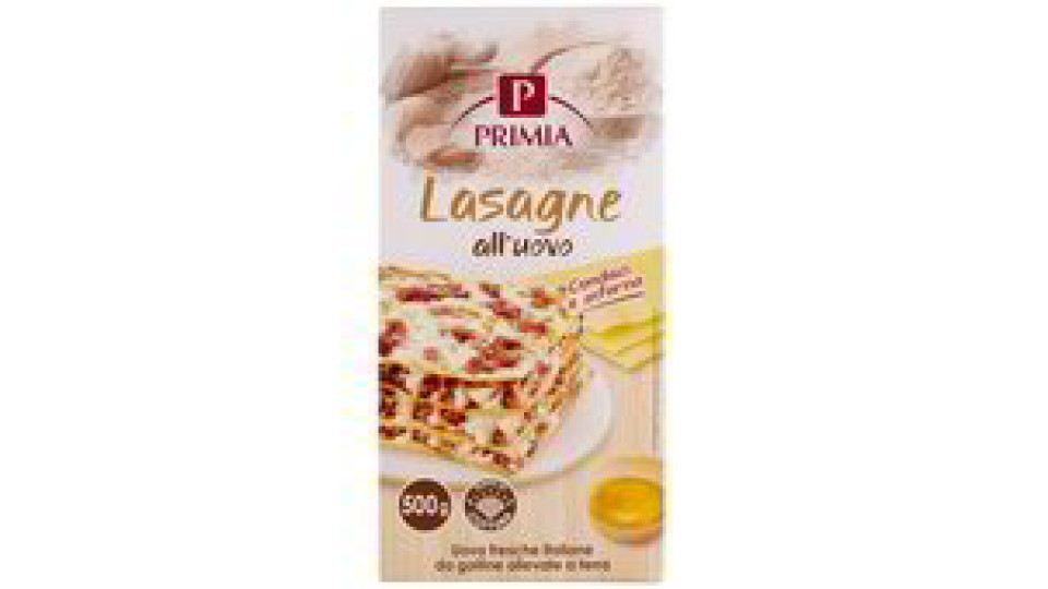 LASAGNE GIALLE ALL'UOVO