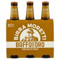 Moretti baffo oro birra