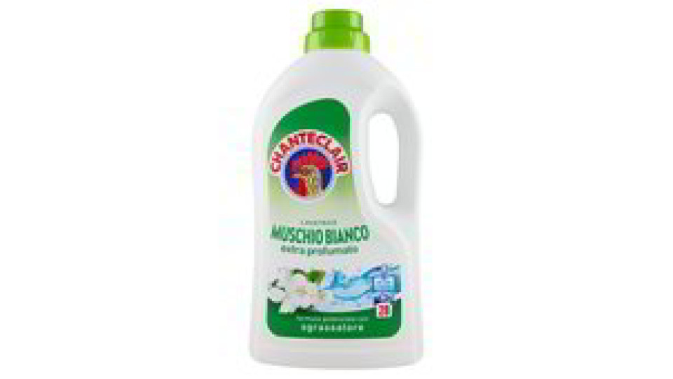 Detersivo Liquido 35 Lavaggi Muschio Bianco Chanteclair 1750ml