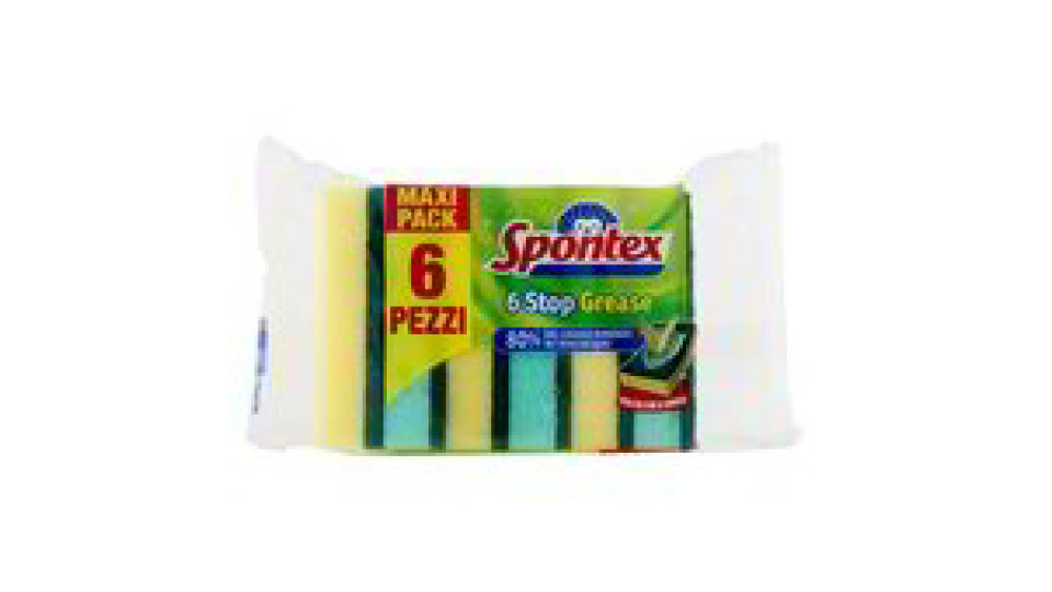Spontex Spugna Abrasiva Fibraplus x6