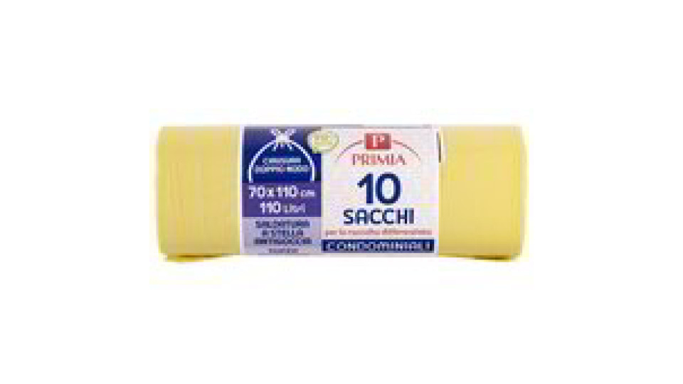SACCHI CONDOMINIALI GIALLI