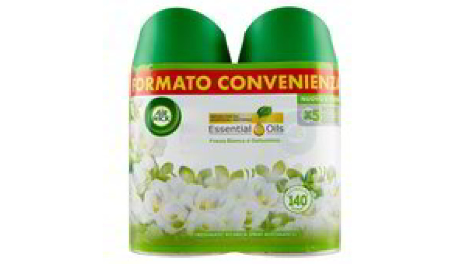 Air Wick Fresh Matic Ricarica Spray Automatico, Fresia e Gelsomino