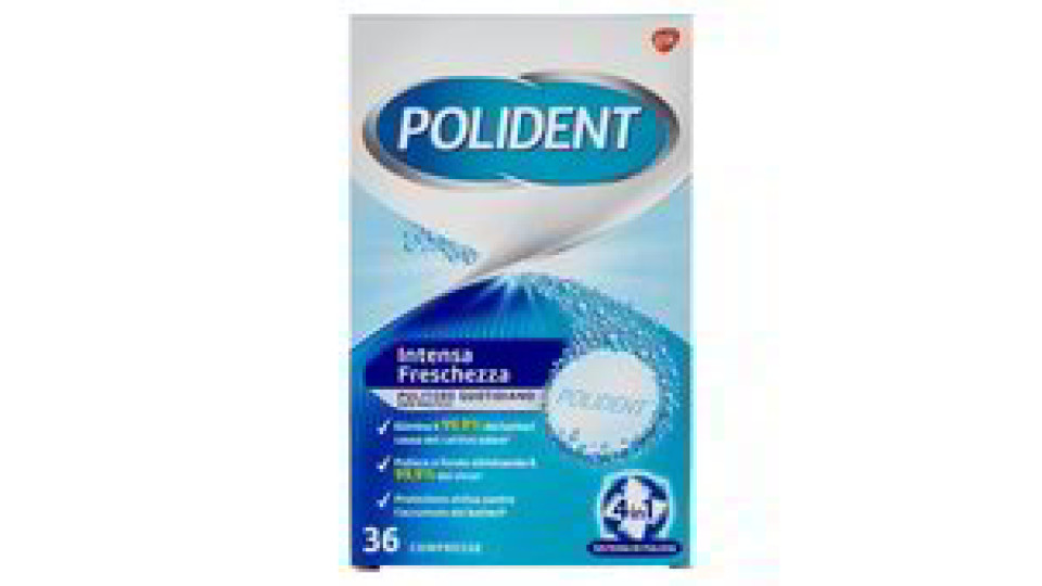 Polident tabs tripla freschezza x36